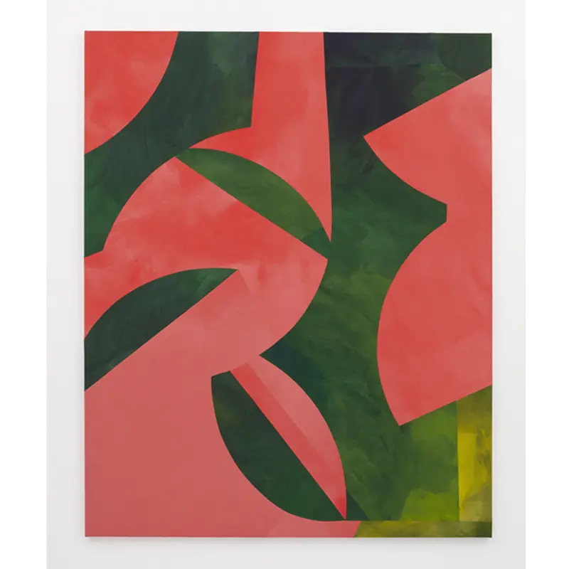 'Balancing Shapes, 2019' painting by Sarah Crowner